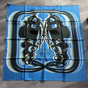 Hermes brand new 90x90 silk scarf